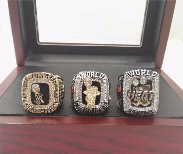 Miami Heat NBA Basketball Championship 3 Ring Set (2006, 2012, 2013) - Rings For Champs, NFL rings, MLB rings, NBA rings, NHL rings, NCAA rings, Super bowl ring, Superbowl ring, Super bowl rings, Superbowl rings, Dallas Cowboys