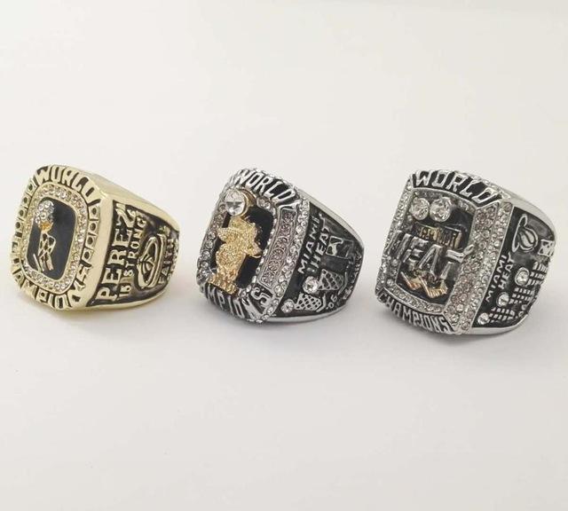 Miami Heat NBA Basketball Championship 3 Ring Set (2006, 2012, 2013) - Rings For Champs, NFL rings, MLB rings, NBA rings, NHL rings, NCAA rings, Super bowl ring, Superbowl ring, Super bowl rings, Superbowl rings, Dallas Cowboys