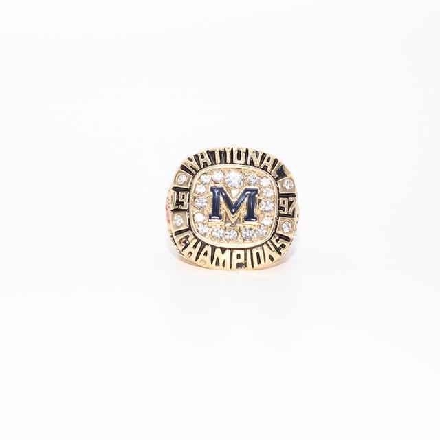 Michigan Wolverines College Football National Championship Ring (1997) - Rings For Champs, NFL rings, MLB rings, NBA rings, NHL rings, NCAA rings, Super bowl ring, Superbowl ring, Super bowl rings, Superbowl rings, Dallas Cowboys