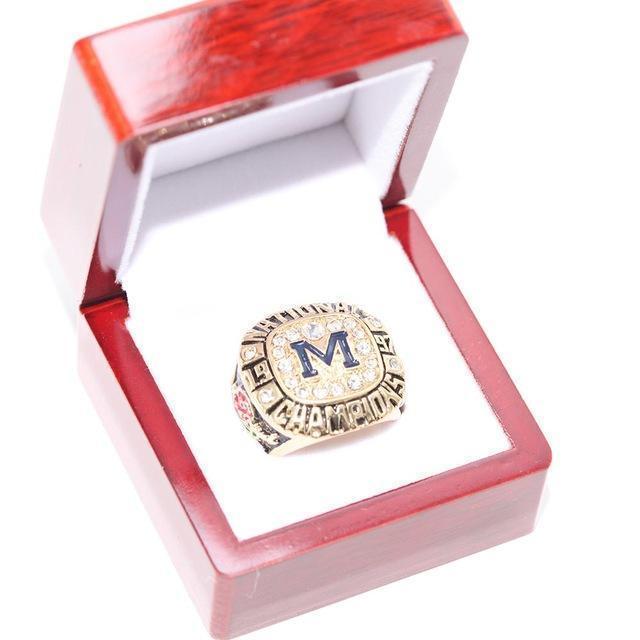 Michigan Wolverines College Football National Championship Ring (1997) - Rings For Champs, NFL rings, MLB rings, NBA rings, NHL rings, NCAA rings, Super bowl ring, Superbowl ring, Super bowl rings, Superbowl rings, Dallas Cowboys