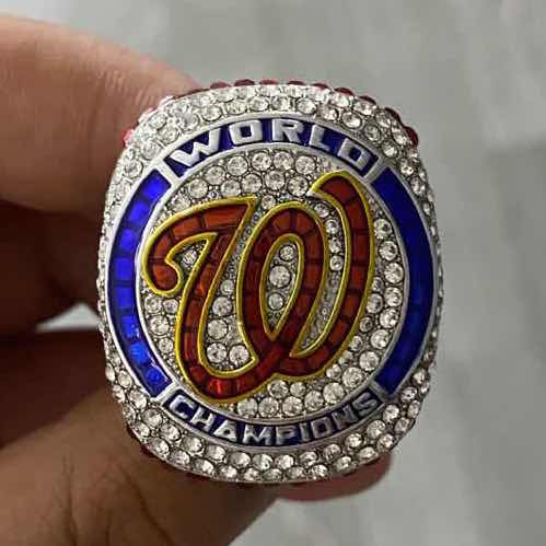 Washington Nationals World Series Ring (2019) - Standard Series - Rings For Champs, NFL rings, MLB rings, NBA rings, NHL rings, NCAA rings, Super bowl ring, Superbowl ring, Super bowl rings, Superbowl rings, Dallas Cowboys