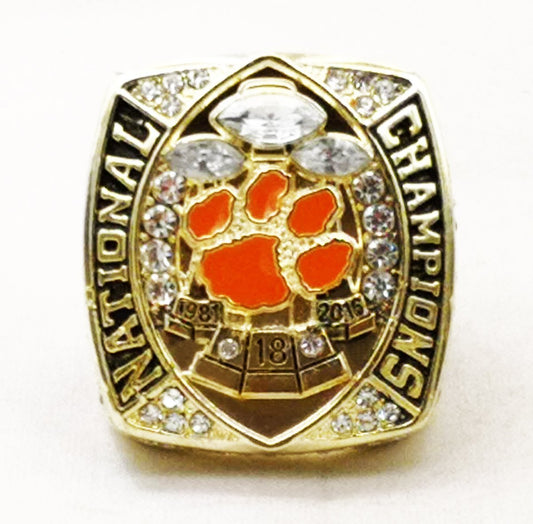 Clemson Tigers College National Championship Ring (2018) - Rings For Champs, NFL rings, MLB rings, NBA rings, NHL rings, NCAA rings, Super bowl ring, Superbowl ring, Super bowl rings, Superbowl rings, Dallas Cowboys