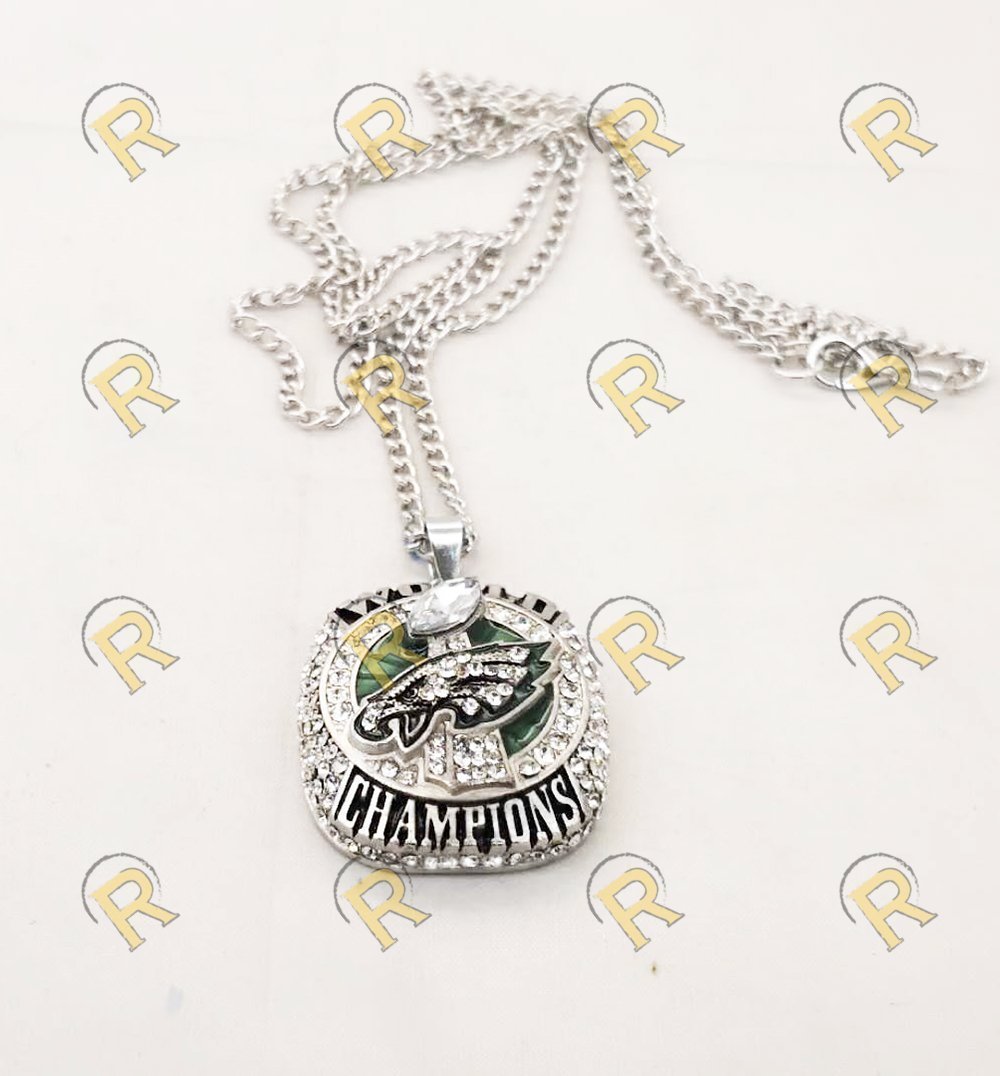 NEW Philadelphia Eagles Super Bowl Pendant and Chain (2018) - Rings For Champs, NFL rings, MLB rings, NBA rings, NHL rings, NCAA rings, Super bowl ring, Superbowl ring, Super bowl rings, Superbowl rings, Dallas Cowboys