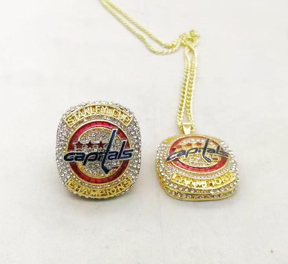 NEW Washington Capitals Stanley Cup Pendant and Chain (2018) - Rings For Champs, NFL rings, MLB rings, NBA rings, NHL rings, NCAA rings, Super bowl ring, Superbowl ring, Super bowl rings, Superbowl rings, Dallas Cowboys