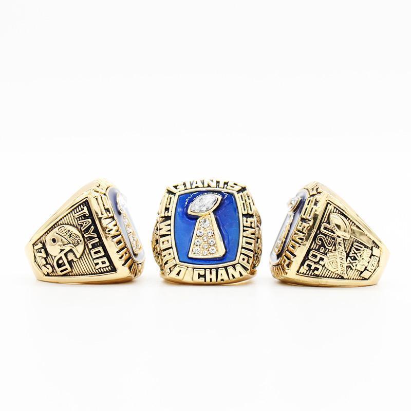 New York Giants Super Bowl 4 Ring Set (1986, 1990, 2007, 2011) - Rings For Champs, NFL rings, MLB rings, NBA rings, NHL rings, NCAA rings, Super bowl ring, Superbowl ring, Super bowl rings, Superbowl rings, Dallas Cowboys