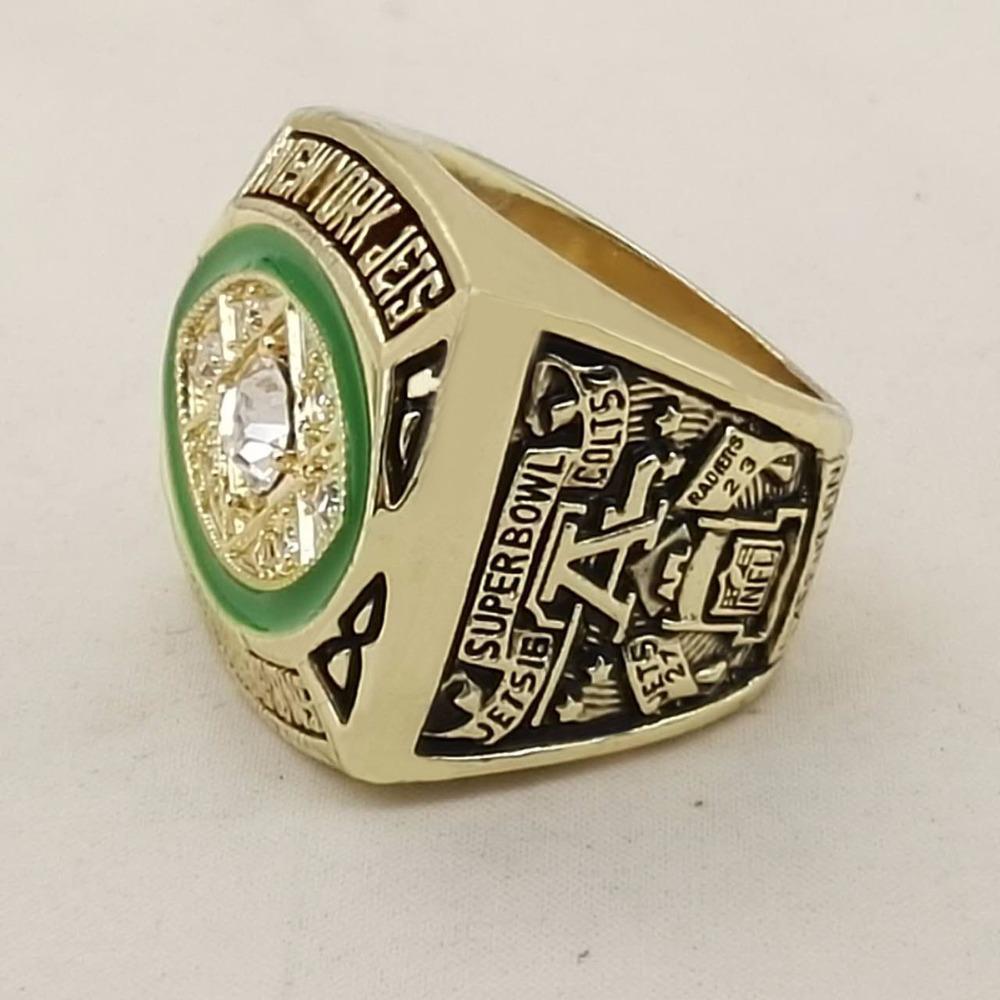 New York Jets Super Bowl Ring (1968) - Rings For Champs, NFL rings, MLB rings, NBA rings, NHL rings, NCAA rings, Super bowl ring, Superbowl ring, Super bowl rings, Superbowl rings, Dallas Cowboys