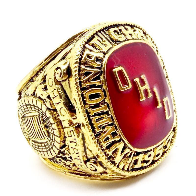 Ohio State Buckeyes College Football National Championship Ring (1957) - Rings For Champs, NFL rings, MLB rings, NBA rings, NHL rings, NCAA rings, Super bowl ring, Superbowl ring, Super bowl rings, Superbowl rings, Dallas Cowboys