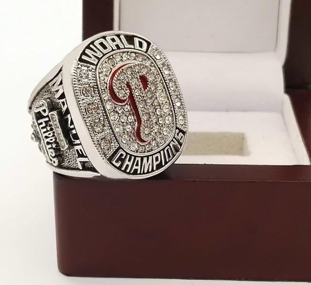 Philadelphia Phillies World Series Ring (2008) - Manuel - Rings For Champs, NFL rings, MLB rings, NBA rings, NHL rings, NCAA rings, Super bowl ring, Superbowl ring, Super bowl rings, Superbowl rings, Dallas Cowboys