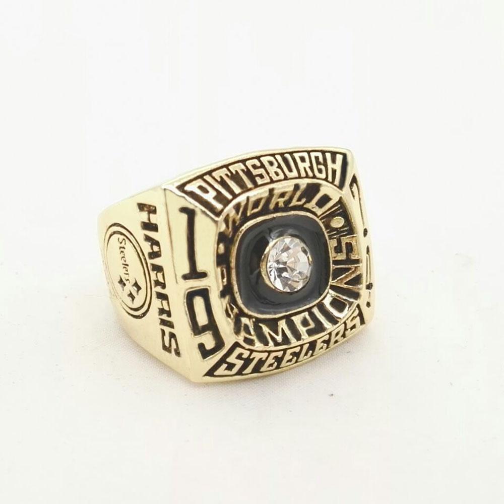 Pittsburgh Steelers Super Bowl Ring (1974) - Rings For Champs, NFL rings, MLB rings, NBA rings, NHL rings, NCAA rings, Super bowl ring, Superbowl ring, Super bowl rings, Superbowl rings, Dallas Cowboys