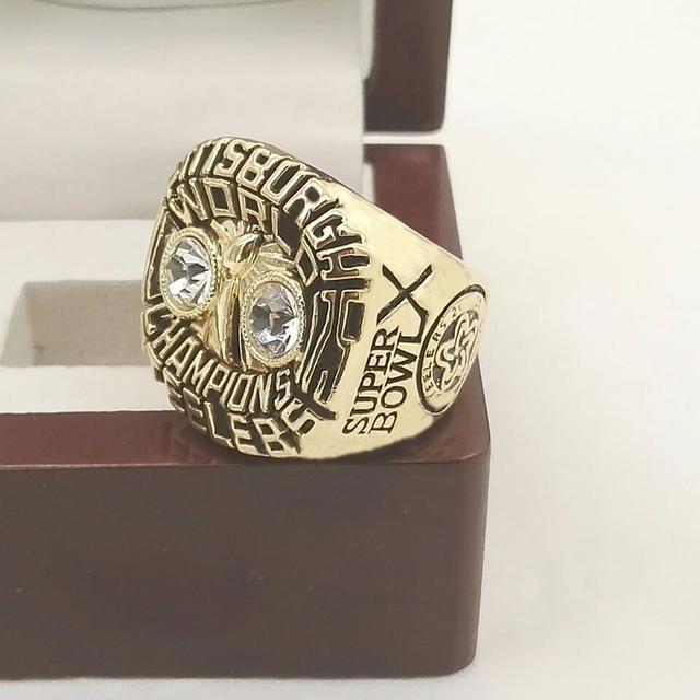 Pittsburgh Steelers Super Bowl Ring (1975) - Rings For Champs, NFL rings, MLB rings, NBA rings, NHL rings, NCAA rings, Super bowl ring, Superbowl ring, Super bowl rings, Superbowl rings, Dallas Cowboys