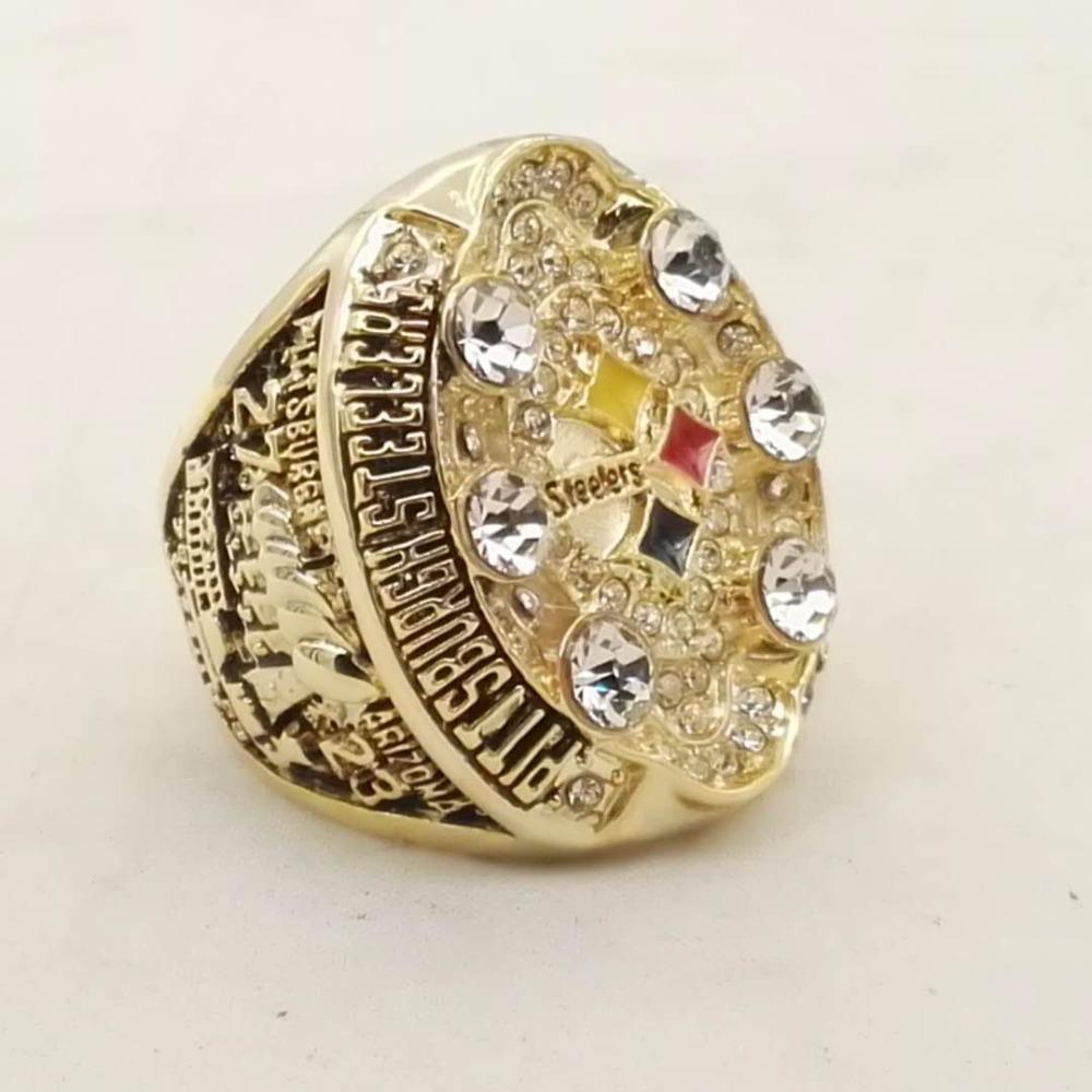 Pittsburgh Steelers Super Bowl Ring (2008) - Rings For Champs, NFL rings, MLB rings, NBA rings, NHL rings, NCAA rings, Super bowl ring, Superbowl ring, Super bowl rings, Superbowl rings, Dallas Cowboys