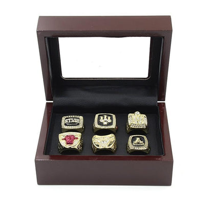 Chicago Bulls NBA Championship 6 Ring Set (1991, 1992, 1993, 1996, 1997, 1998) - Rings For Champs, NFL rings, MLB rings, NBA rings, NHL rings, NCAA rings, Super bowl ring, Superbowl ring, Super bowl rings, Superbowl rings, Dallas Cowboys