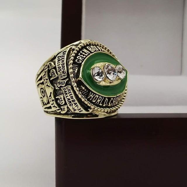 Green Bay Super Bowl Ring (1967) - Rings For Champs, NFL rings, MLB rings, NBA rings, NHL rings, NCAA rings, Super bowl ring, Superbowl ring, Super bowl rings, Superbowl rings, Dallas Cowboys