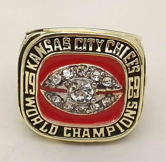 Kansas City Chiefs Super Bowl Ring (1969) - Rings For Champs, NFL rings, MLB rings, NBA rings, NHL rings, NCAA rings, Super bowl ring, Superbowl ring, Super bowl rings, Superbowl rings, Dallas Cowboys