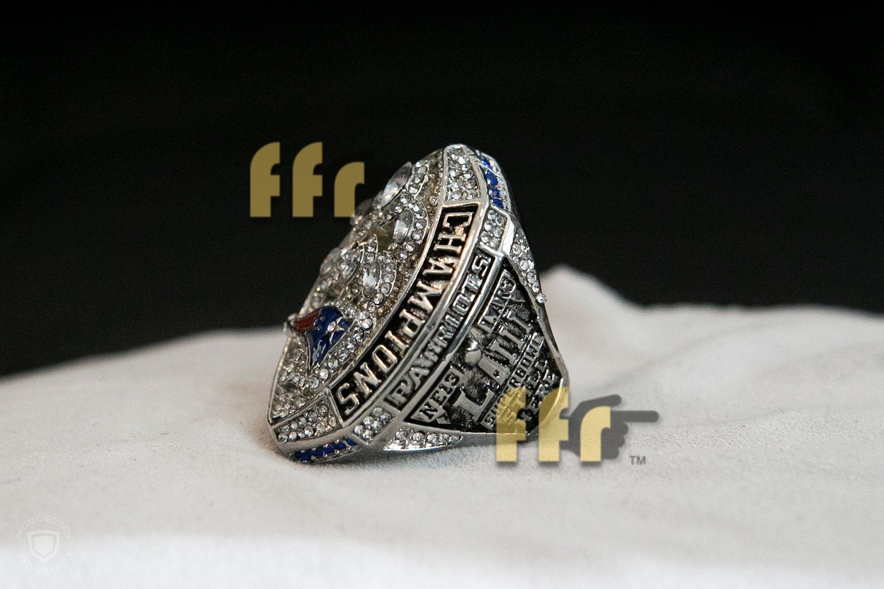 New England Patriots Super Bowl Ring (2019) - Rings For Champs, NFL rings, MLB rings, NBA rings, NHL rings, NCAA rings, Super bowl ring, Superbowl ring, Super bowl rings, Superbowl rings, Dallas Cowboys