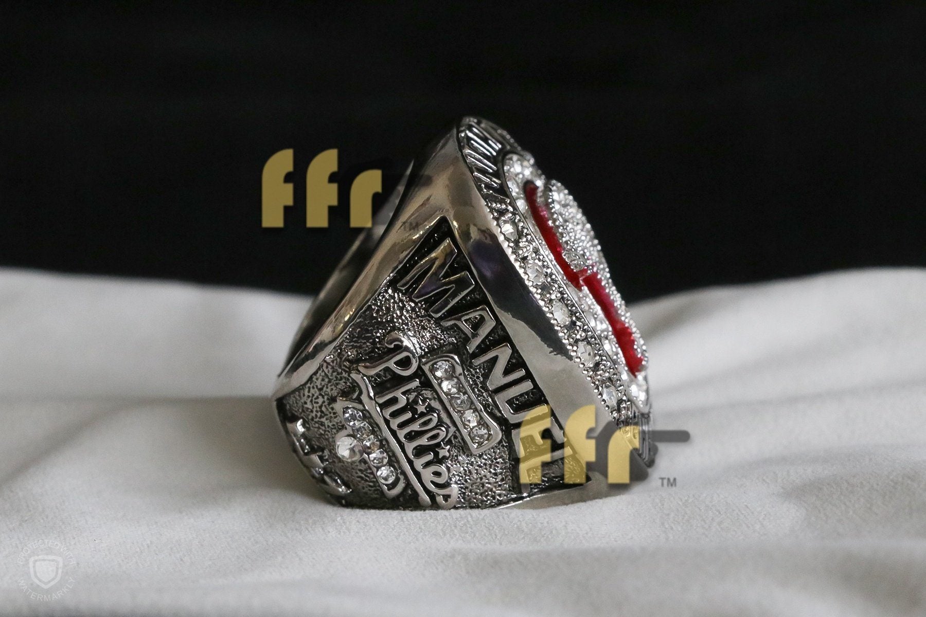 Philadelphia Phillies World Series Ring (2008) - Manuel - Rings For Champs, NFL rings, MLB rings, NBA rings, NHL rings, NCAA rings, Super bowl ring, Superbowl ring, Super bowl rings, Superbowl rings, Dallas Cowboys