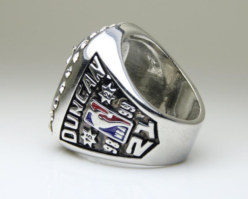 San Antonio Spurs NBA Championship Ring (1999) - Tim Duncan - Rings For Champs, NFL rings, MLB rings, NBA rings, NHL rings, NCAA rings, Super bowl ring, Superbowl ring, Super bowl rings, Superbowl rings, Dallas Cowboys