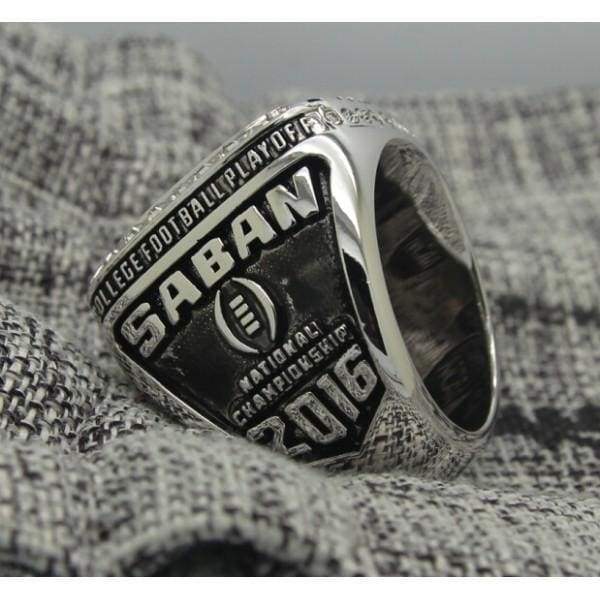 Alabama Crimson Tide College Football National Championship Ring (2016) - Premium Series - Rings For Champs, NFL rings, MLB rings, NBA rings, NHL rings, NCAA rings, Super bowl ring, Superbowl ring, Super bowl rings, Superbowl rings, Dallas Cowboys