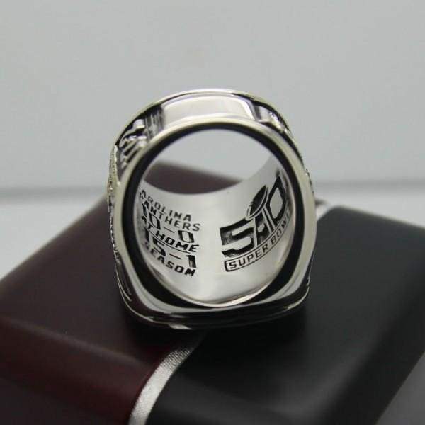 Carolina Panthers NFC Championship Ring (2015) - Premium Series - Rings For Champs, NFL rings, MLB rings, NBA rings, NHL rings, NCAA rings, Super bowl ring, Superbowl ring, Super bowl rings, Superbowl rings, Dallas Cowboys