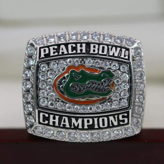 Florida Gators Peach Bowl College Football Championship Ring (2018) - Premium Series - Rings For Champs, NFL rings, MLB rings, NBA rings, NHL rings, NCAA rings, Super bowl ring, Superbowl ring, Super bowl rings, Superbowl rings, Dallas Cowboys