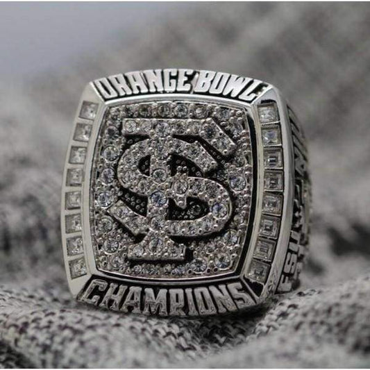 Florida State Seminoles College Football Orange Bowl Championship Ring (2013) - Premium Series - Rings For Champs, NFL rings, MLB rings, NBA rings, NHL rings, NCAA rings, Super bowl ring, Superbowl ring, Super bowl rings, Superbowl rings, Dallas Cowboys