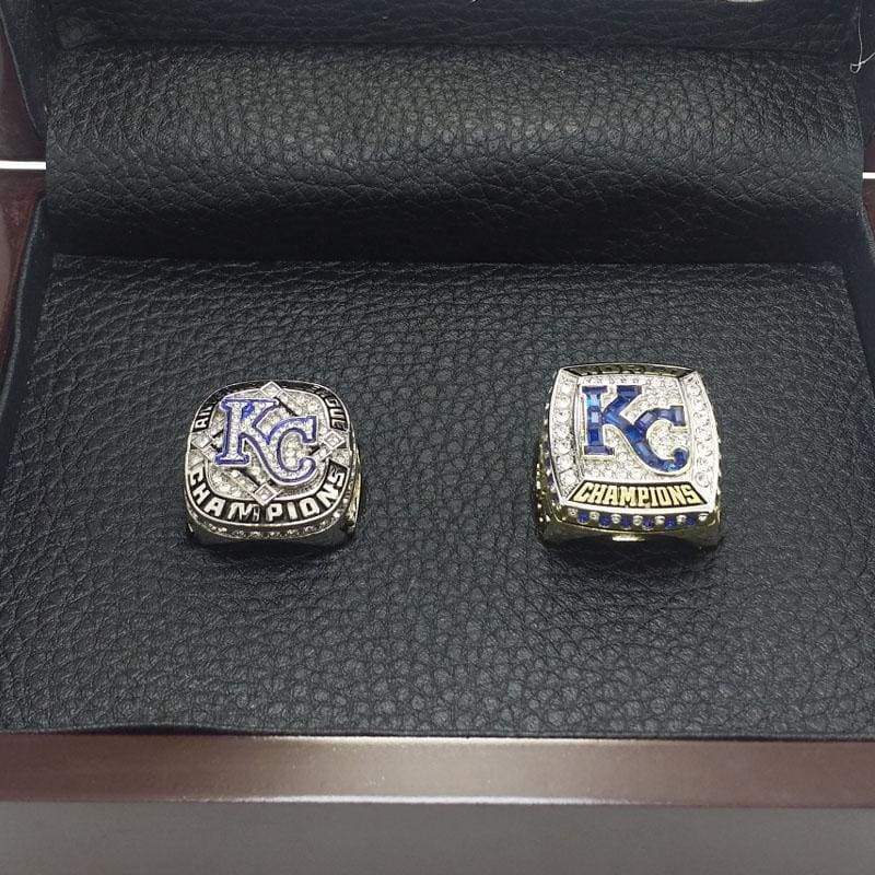 Kansas City Royals World Series Ring Set (2014, 2015) - Premium Series - Rings For Champs, NFL rings, MLB rings, NBA rings, NHL rings, NCAA rings, Super bowl ring, Superbowl ring, Super bowl rings, Superbowl rings, Dallas Cowboys