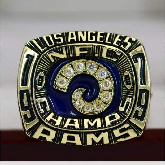 Los Angeles Rams NFC Football Championship Ring (1979) - Premium Series - Rings For Champs, NFL rings, MLB rings, NBA rings, NHL rings, NCAA rings, Super bowl ring, Superbowl ring, Super bowl rings, Superbowl rings, Dallas Cowboys