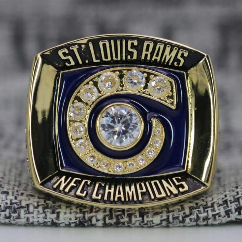 Los Angeles Rams NFC Football Championship Ring (2001) - Premium Series - Rings For Champs, NFL rings, MLB rings, NBA rings, NHL rings, NCAA rings, Super bowl ring, Superbowl ring, Super bowl rings, Superbowl rings, Dallas Cowboys