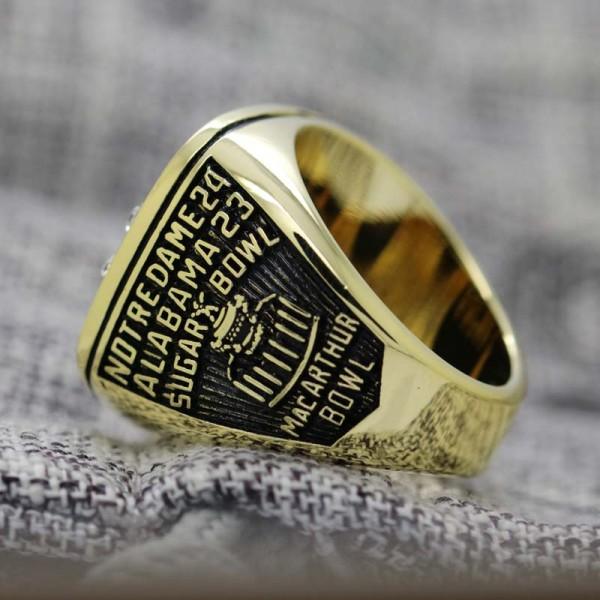 Notre Dame Fighting Irish College Football National Championship Ring (1973) - Premium Series - Rings For Champs, NFL rings, MLB rings, NBA rings, NHL rings, NCAA rings, Super bowl ring, Superbowl ring, Super bowl rings, Superbowl rings, Dallas Cowboys