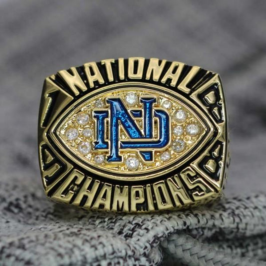 Notre Dame Fighting Irish College Football National Championship Ring (1988) - Premium Series - Rings For Champs, NFL rings, MLB rings, NBA rings, NHL rings, NCAA rings, Super bowl ring, Superbowl ring, Super bowl rings, Superbowl rings, Dallas Cowboys