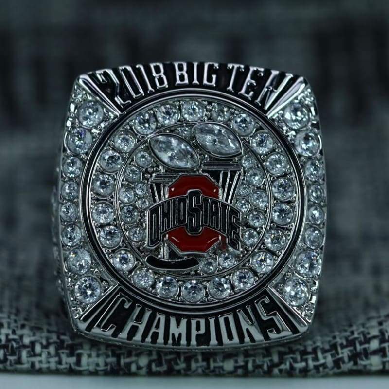 Ohio State Buckeyes Big 10 Rose Bowl Championship Ring (2018) - Premium Series - Rings For Champs, NFL rings, MLB rings, NBA rings, NHL rings, NCAA rings, Super bowl ring, Superbowl ring, Super bowl rings, Superbowl rings, Dallas Cowboys