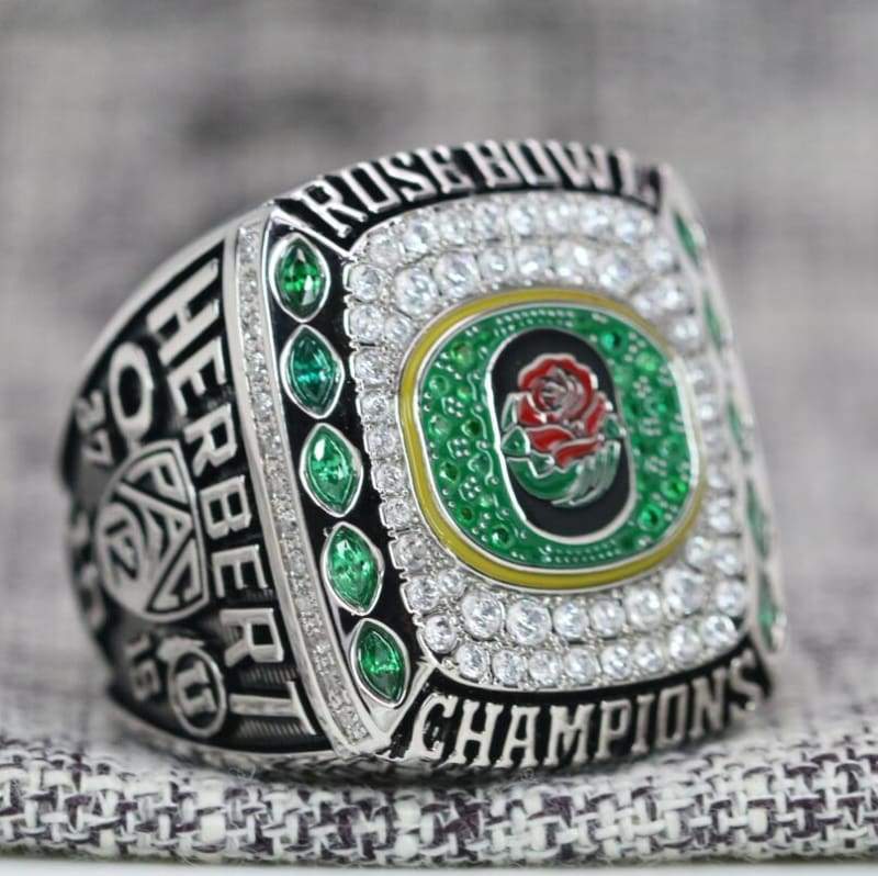 Oregon Ducks College Football Rose Bowl Championship Ring (2019) - Premium Series - Rings For Champs, NFL rings, MLB rings, NBA rings, NHL rings, NCAA rings, Super bowl ring, Superbowl ring, Super bowl rings, Superbowl rings, Dallas Cowboys