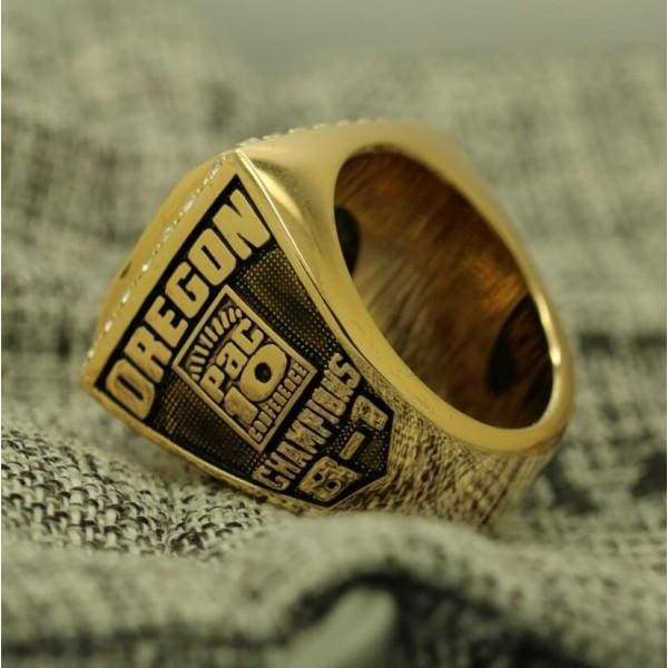 Oregon Ducks Pac-10 College Football Championship Ring (2009) - Premium Series - Rings For Champs, NFL rings, MLB rings, NBA rings, NHL rings, NCAA rings, Super bowl ring, Superbowl ring, Super bowl rings, Superbowl rings, Dallas Cowboys