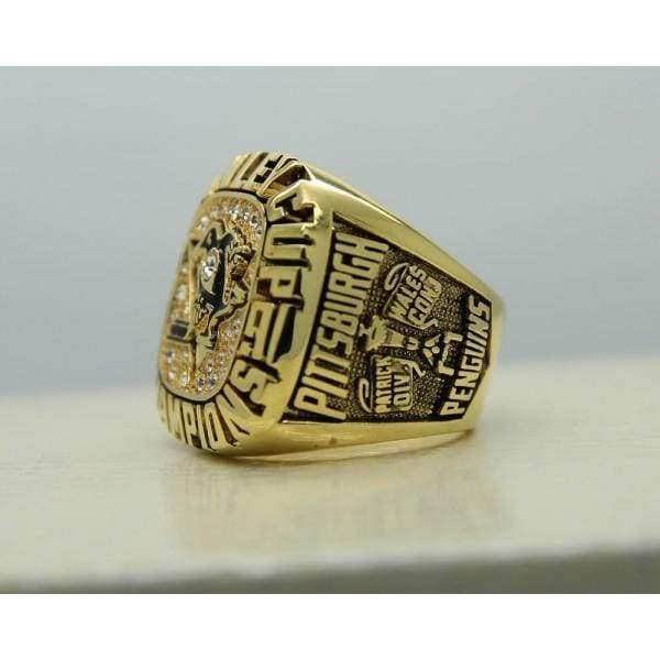 Pittsburgh Penguins Stanley Cup Ring (1991) - Premium Series - Rings For Champs, NFL rings, MLB rings, NBA rings, NHL rings, NCAA rings, Super bowl ring, Superbowl ring, Super bowl rings, Superbowl rings, Dallas Cowboys