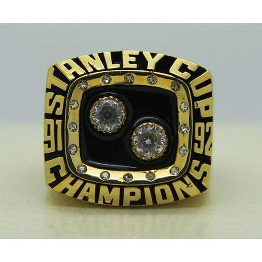 Pittsburgh Penguins Stanley Cup Ring (1992) - Premium Series - Rings For Champs, NFL rings, MLB rings, NBA rings, NHL rings, NCAA rings, Super bowl ring, Superbowl ring, Super bowl rings, Superbowl rings, Dallas Cowboys