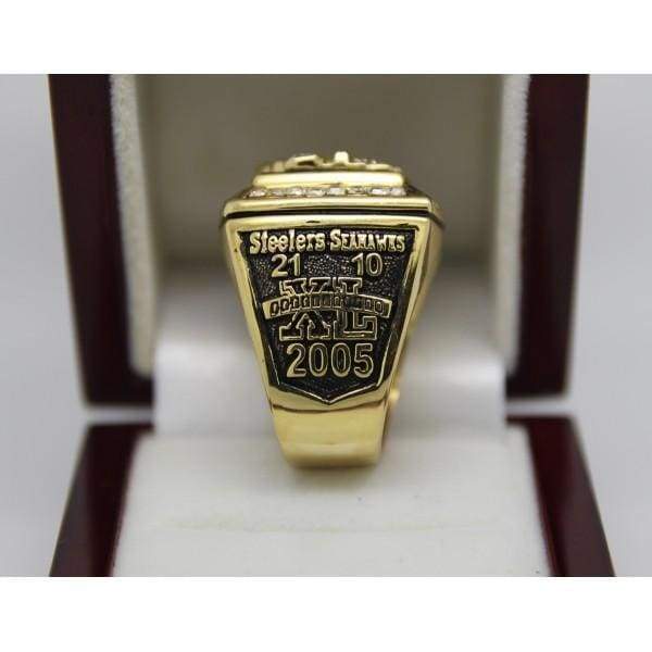 Pittsburgh Steelers Super Bowl Ring (2005) - Premium Series - Rings For Champs, NFL rings, MLB rings, NBA rings, NHL rings, NCAA rings, Super bowl ring, Superbowl ring, Super bowl rings, Superbowl rings, Dallas Cowboys