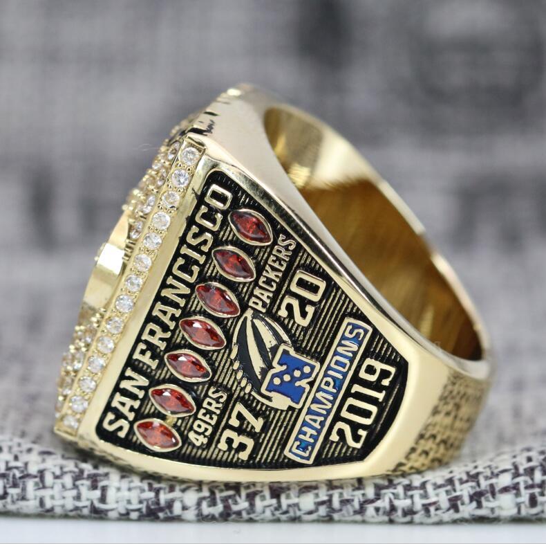 San Francisco 49ers NFC Championship Ring (2019) - Premium Series - Rings For Champs, NFL rings, MLB rings, NBA rings, NHL rings, NCAA rings, Super bowl ring, Superbowl ring, Super bowl rings, Superbowl rings, Dallas Cowboys