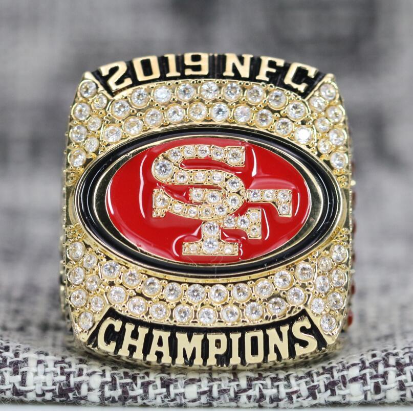 San Francisco 49ers NFC Championship Ring (2019) - Premium Series - Rings For Champs, NFL rings, MLB rings, NBA rings, NHL rings, NCAA rings, Super bowl ring, Superbowl ring, Super bowl rings, Superbowl rings, Dallas Cowboys