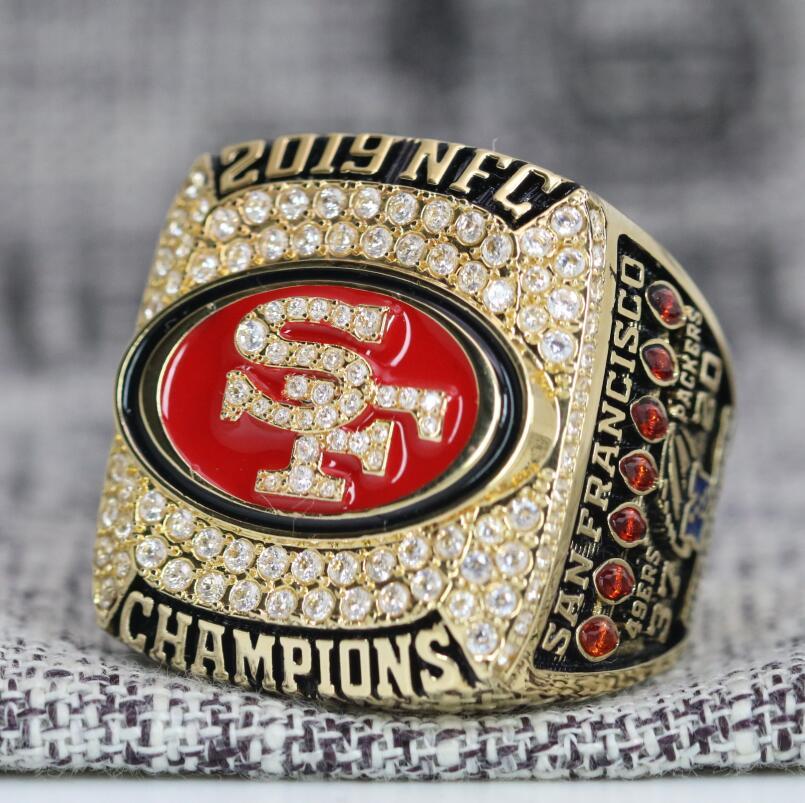 San Francisco 49ers NFC Championship Ring (2019) - Premium Series - Rings For Champs, NFL rings, MLB rings, NBA rings, NHL rings, NCAA rings, Super bowl ring, Superbowl ring, Super bowl rings, Superbowl rings, Dallas Cowboys