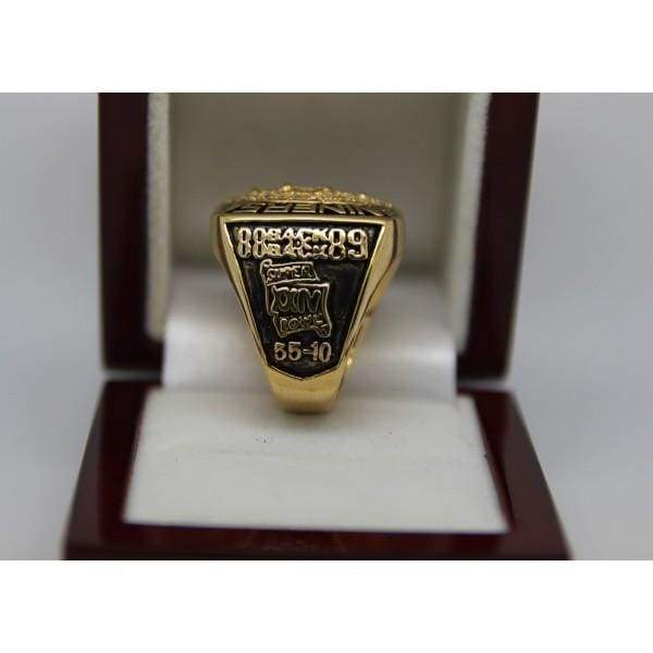 San Francisco 49ers Super Bowl Ring (1989) - Premium Series - Rings For Champs, NFL rings, MLB rings, NBA rings, NHL rings, NCAA rings, Super bowl ring, Superbowl ring, Super bowl rings, Superbowl rings, Dallas Cowboys