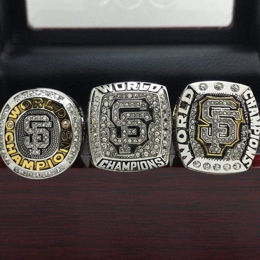 San Francisco Giants World Series Ring Set (2010, 2012, 2014) - Premium Series - Rings For Champs, NFL rings, MLB rings, NBA rings, NHL rings, NCAA rings, Super bowl ring, Superbowl ring, Super bowl rings, Superbowl rings, Dallas Cowboys