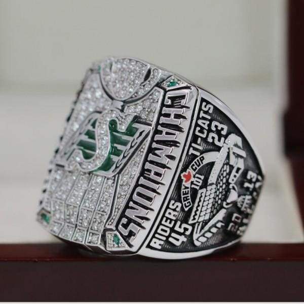 Saskatchewan Roughriders CFL Grey Cup Championship Ring (2013) - Premium Series - Rings For Champs, NFL rings, MLB rings, NBA rings, NHL rings, NCAA rings, Super bowl ring, Superbowl ring, Super bowl rings, Superbowl rings, Dallas Cowboys