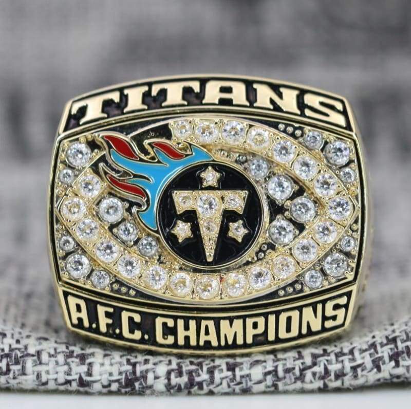 Tennessee Titans AFC Championship Ring (1999) - Premium Series - Rings For Champs, NFL rings, MLB rings, NBA rings, NHL rings, NCAA rings, Super bowl ring, Superbowl ring, Super bowl rings, Superbowl rings, Dallas Cowboys