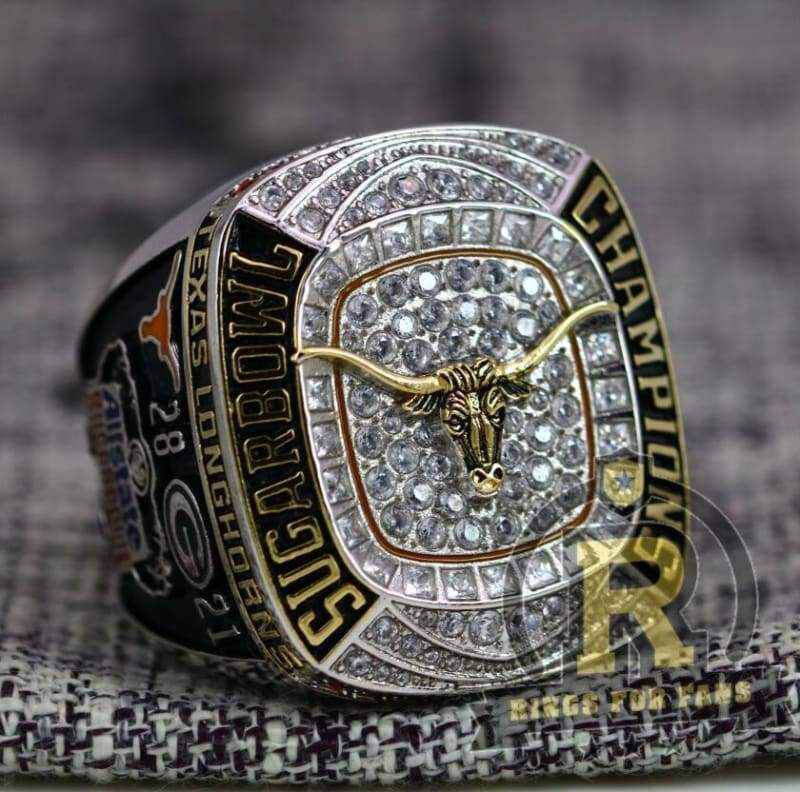 Texas Longhorns College Football Sugar Bowl Championship Ring (2018) - Premium Series - Rings For Champs, NFL rings, MLB rings, NBA rings, NHL rings, NCAA rings, Super bowl ring, Superbowl ring, Super bowl rings, Superbowl rings, Dallas Cowboys