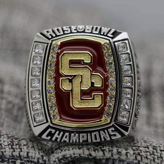 University of Southern California USC Trojans College Football Rose Bowl National Championship Ring (2009) - Premium Series - Rings For Champs, NFL rings, MLB rings, NBA rings, NHL rings, NCAA rings, Super bowl ring, Superbowl ring, Super bowl rings, Superbowl rings, Dallas Cowboys