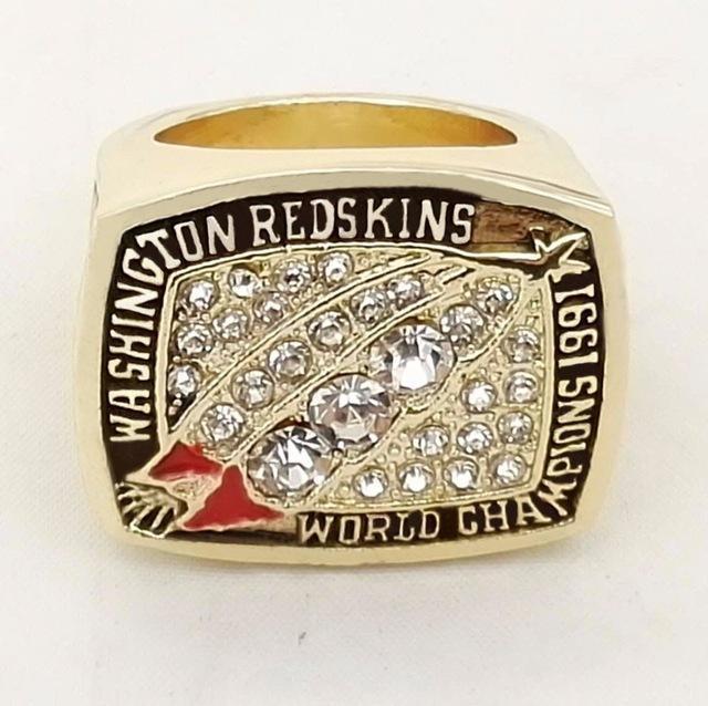 Washington Redskins Super Bowl Ring (1991) - Rings For Champs, NFL rings, MLB rings, NBA rings, NHL rings, NCAA rings, Super bowl ring, Superbowl ring, Super bowl rings, Superbowl rings, Dallas Cowboys